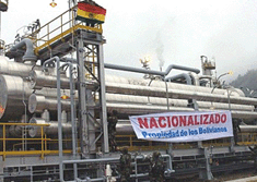 "Nationalized" Bolivian Gas Plant